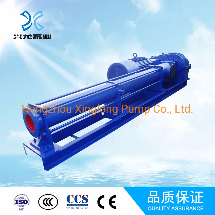 Factory Price Progressive Cavity Single Screw Pump for Sewage Sludge / Polymer Chemicals Dosing/Oily Water/Molasses/Food and Other Viscous Liquids