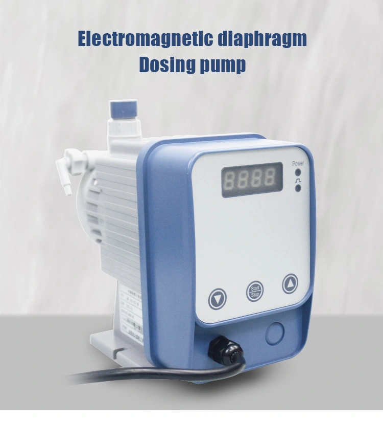 3 Bar Low Pressure Chlorine Auto Electromagnetic Diaphragm Dosing Pump for Chemical Liquid