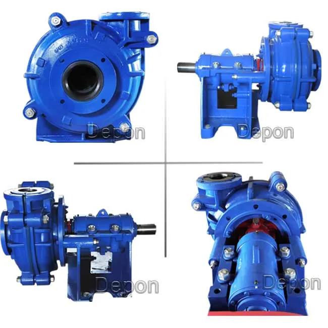 High Head High Pressure Slurry with Closed Impeller for Mining Slurry Horizontal Single Stage Centrifugal Pump
