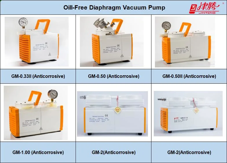 Diaphragm Vacuum Pump for Concentration with AC Electric