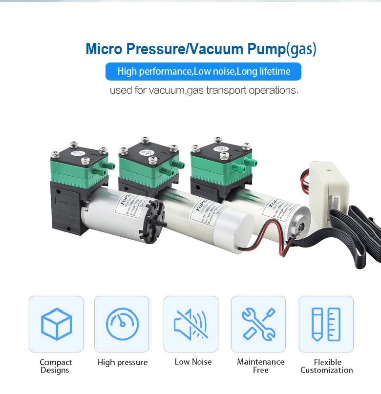 High Performance China Micro Vacuum Pump/ Micro Air Pump/Brush DC Diaphragm Pressure Vacuum Pump/Mini Compressor Air Pump Factory